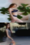 Fat nude woman walking getting