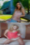 Women looking white cocks