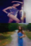 Slim women faces during period