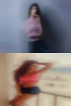 Girl looking webcam swingers