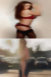 Nude girls eating group